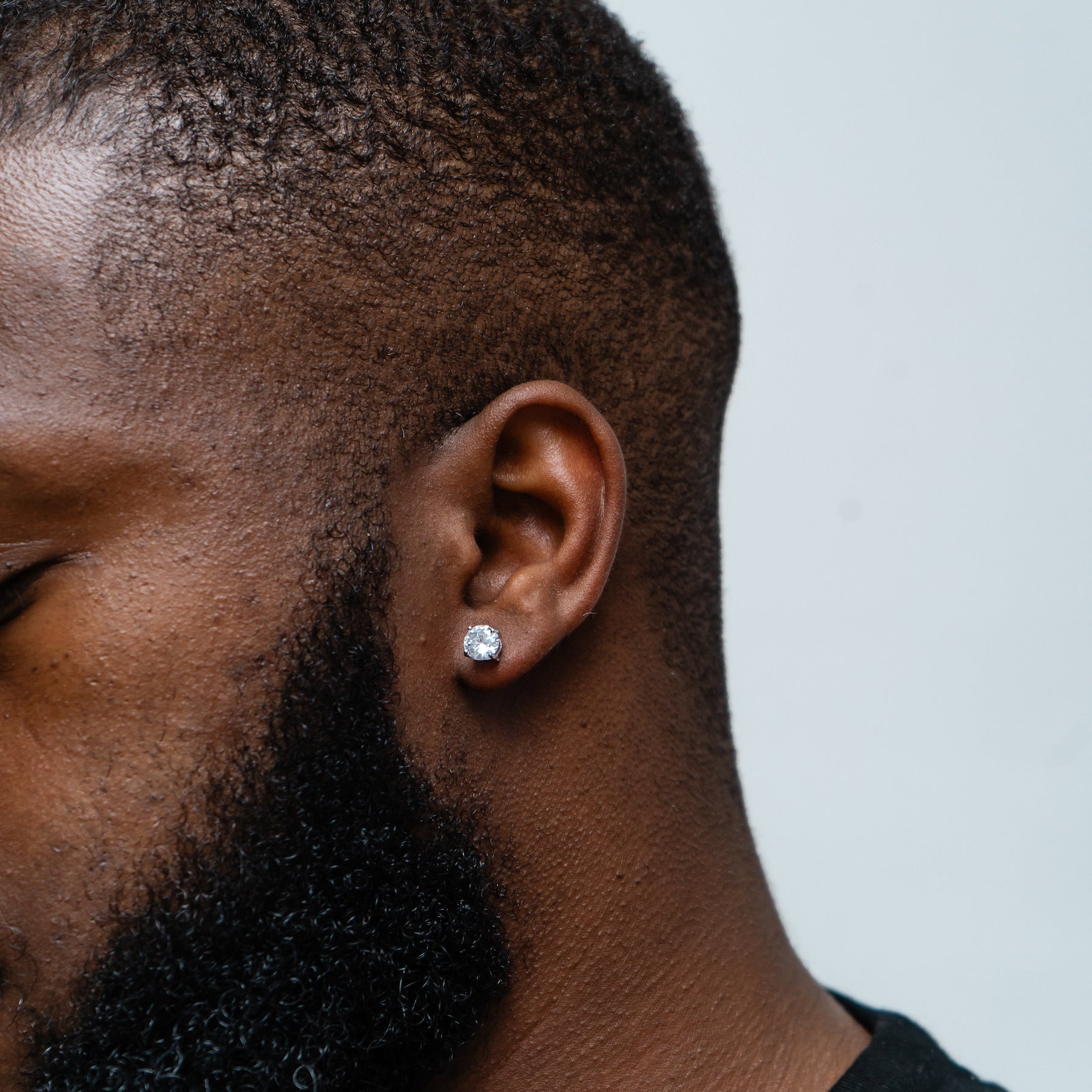 Stud Earring Cool Mens Hoop Earrings Hoop Mens Zirconia Earrings