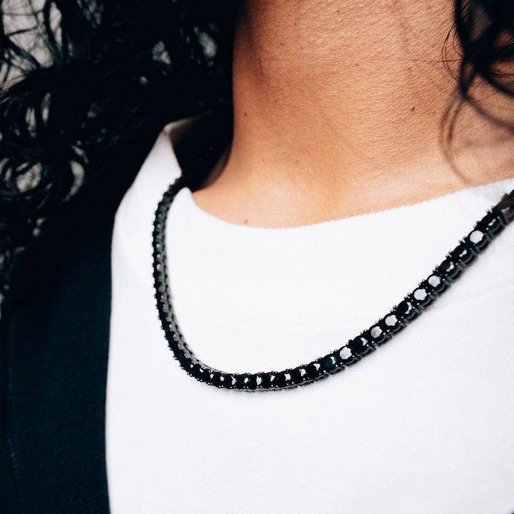 Tennis Chain - Black (4mm)