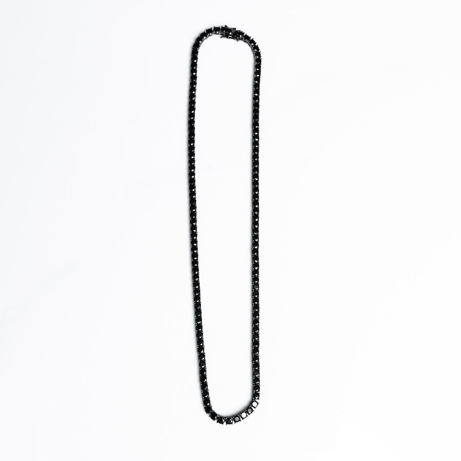 Tennis Chain - Black (4mm)