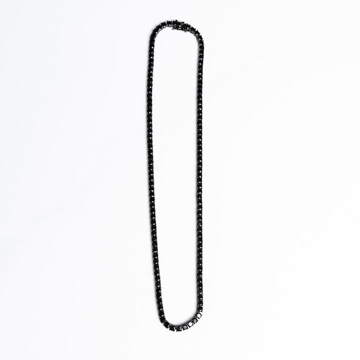 Tennis Chain - Black (4mm)