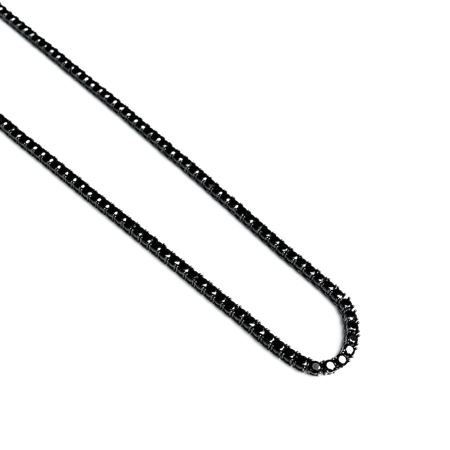 Tennis Chain - Black (4mm)
