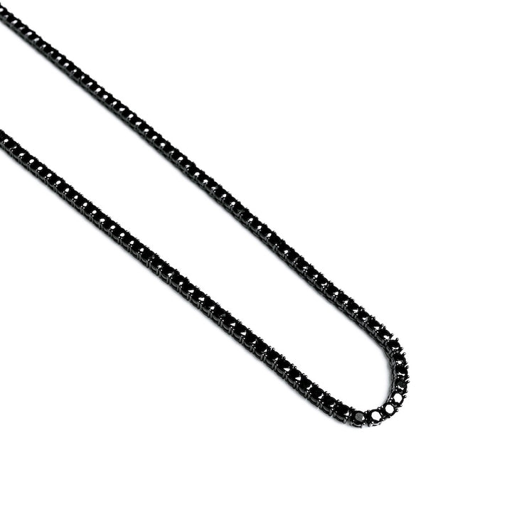 Tennis Chain - Black (4mm)