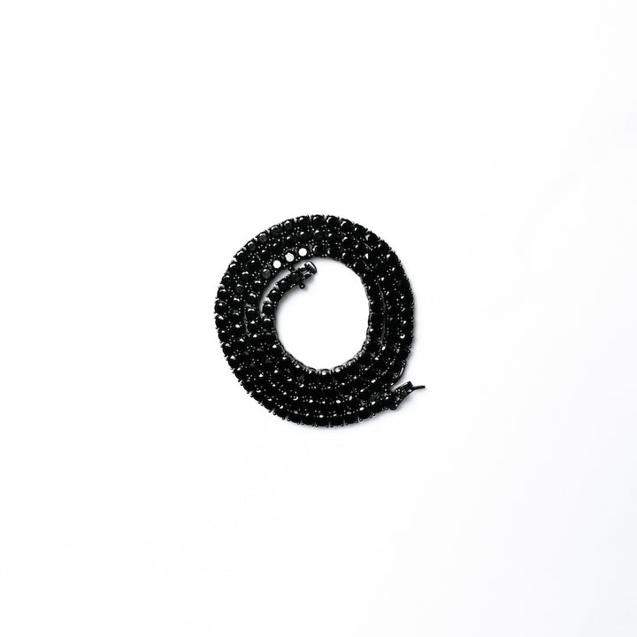Tennis Chain - Black (4mm)