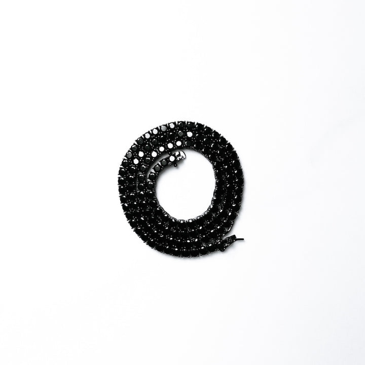 Tennis Chain - Black (4mm)