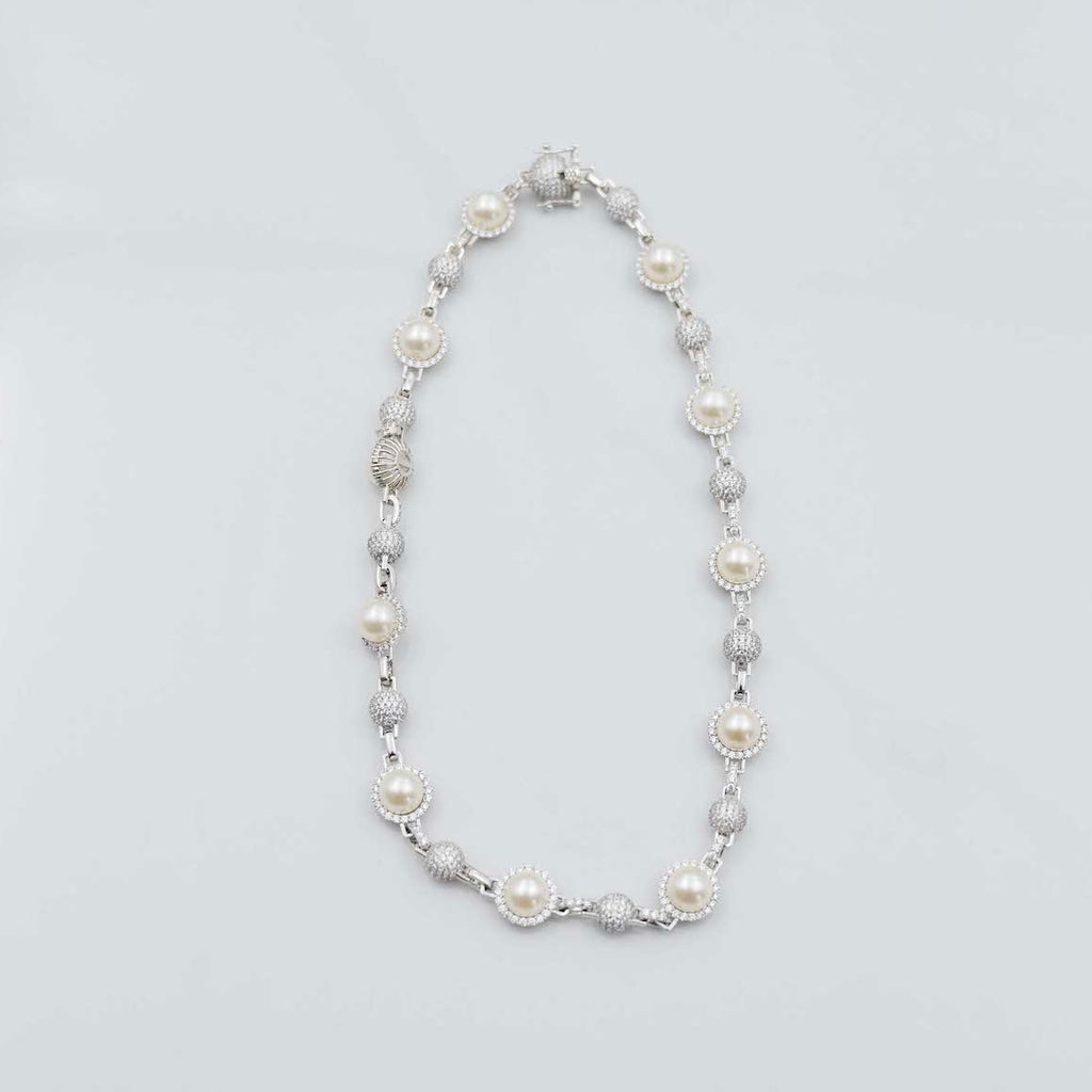 Iced Ball/Pearl Link Chain • LUMINARY
